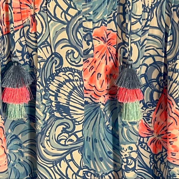 Lilly Pulitzer MarilinaTunic Blue Haven Raising Shell Dress, Sz. XS NWOT - Picture 4 of 15